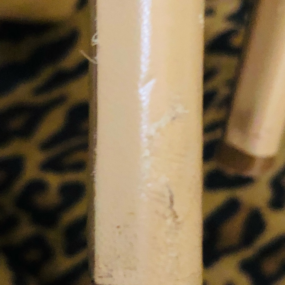 Nine West size 10 ivory / nude strappy heels with gold detail - Picture 9 of 12